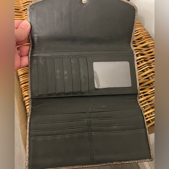Coach Bronze Metallic Wallet - Picture 4 of 8